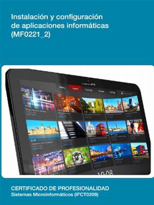 cover image of MF0221_2--Instalación y configuración de aplicaciones informáticas